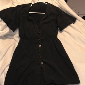 Zara Button Front Mini Dress